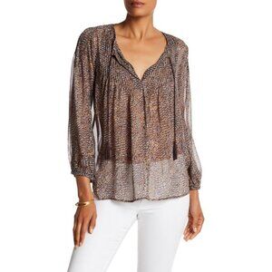Joie - 'Suzetta'  Print Silk Blouse size L